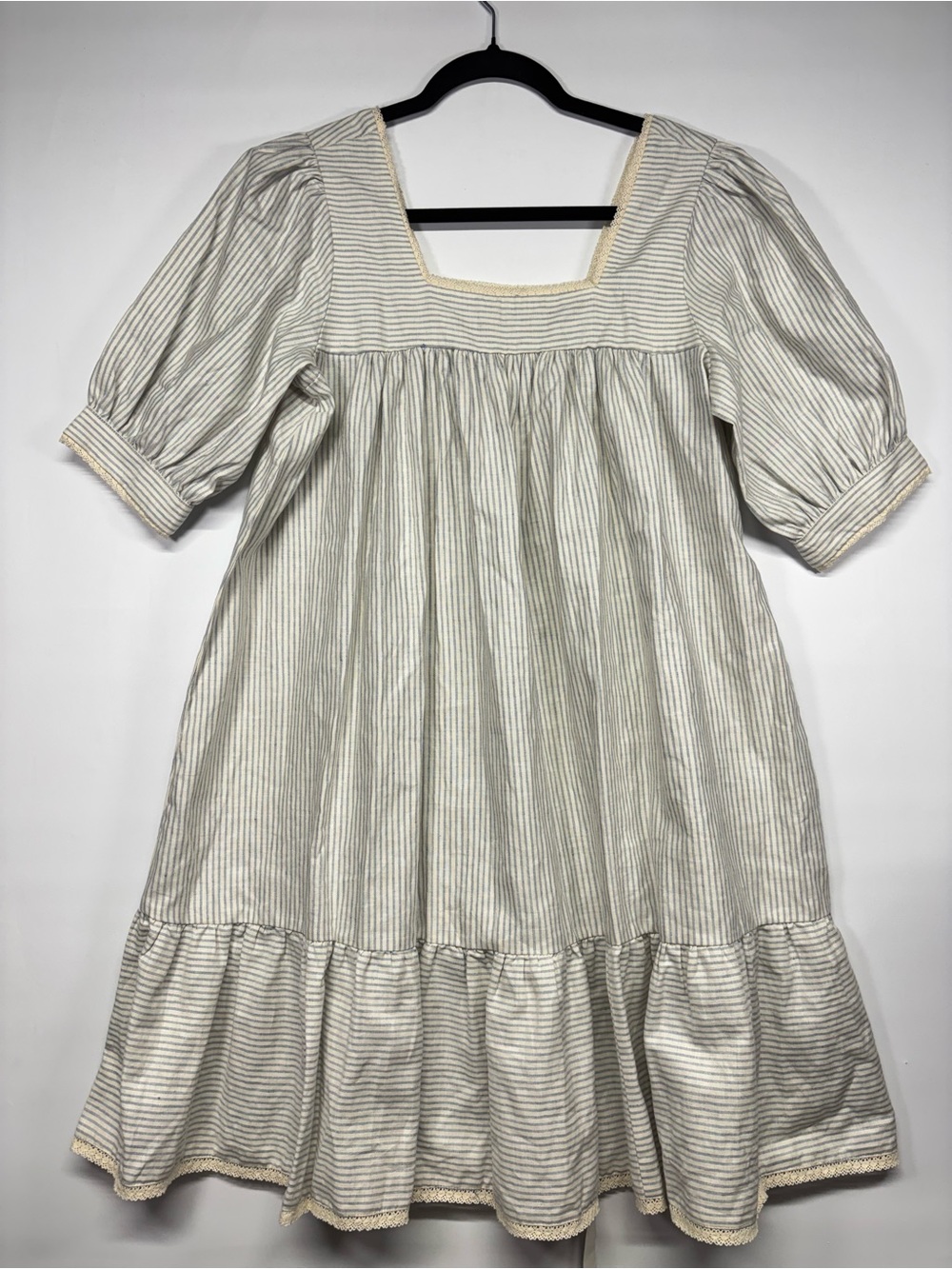 ✨Christy Dawn The Berkley Dress Blue Harvest Stripe Size M - Picture 5 of 16
